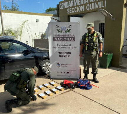 Santiago del Estero: Gendarmería secuestró más de 55 kilos de cocaína y 7 kilos de marihuana dentro de varios dobles fondo