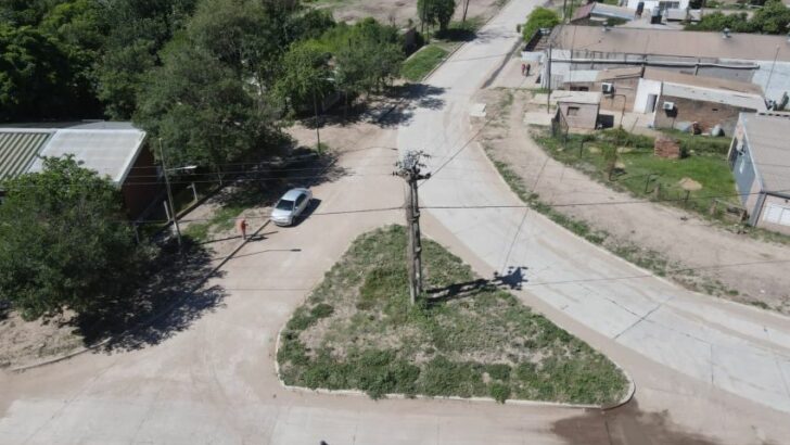 En Fontana, concluyó la pavimentación de un tramo clave de las calles Misiones, Diagonal Rivadavia, y San Luis