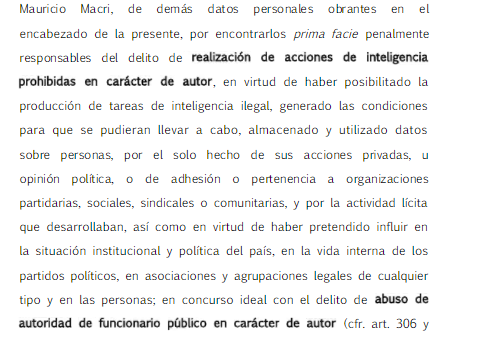 Espionaje M: procesaron a Macri, le prohibieron salir del país y le trabaron embargo por 100 millones de pesos