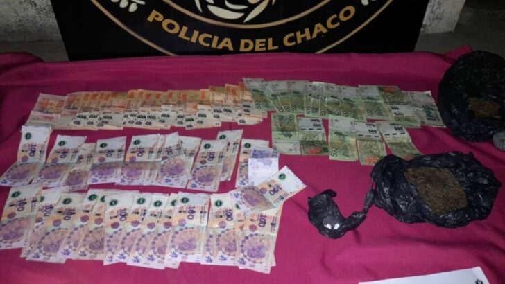Narcomenudeo en Villa Angela: la policía del Chaco secuestró cocaína, marihuana y dinero en efectivo