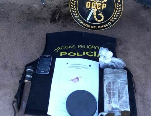 Machagai: la Policía del Chaco secuestró más de un kilo de marihuana