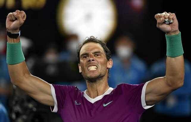 Rafael Nadal es finalista del Abierto de Australia