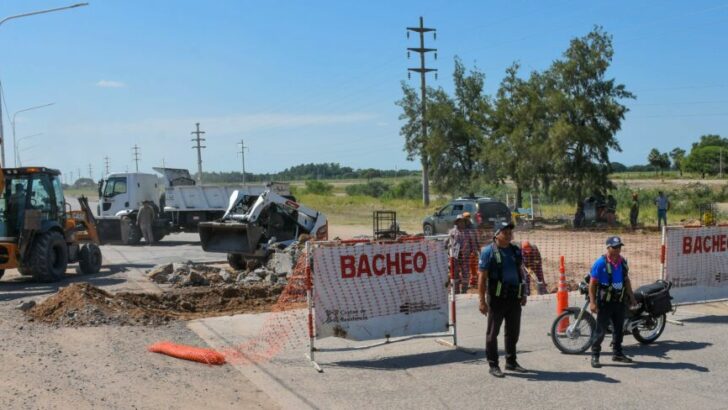 Resistencia: con la reparación de la avenida Soberanía Nacional, el Municipio capitalino avanza con el plan de bacheo