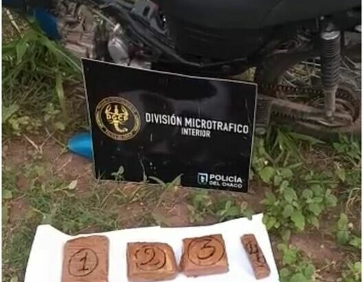 Sáenz Peña: la Policía del Chaco secuestró 4 panes de marihuana