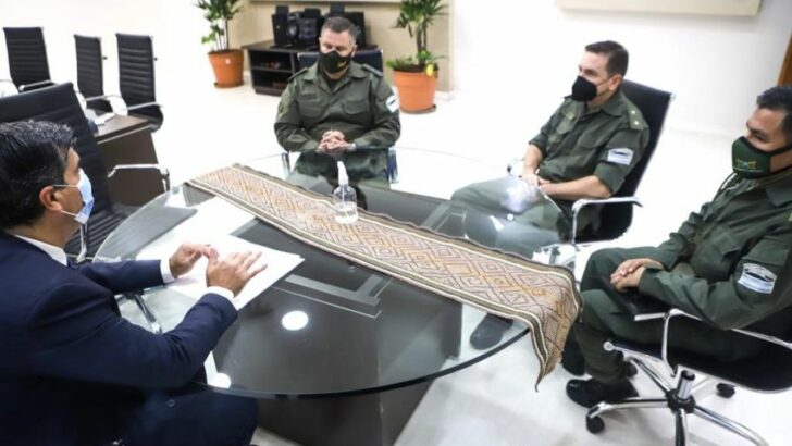 Capitanich recibió al nuevo comandante de Gendarmería, con quien reafirmó el compromiso de trabajos conjuntos