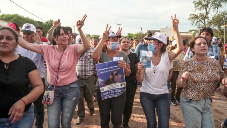 Gran caravana y acto en apoyo a Inés Ortega
