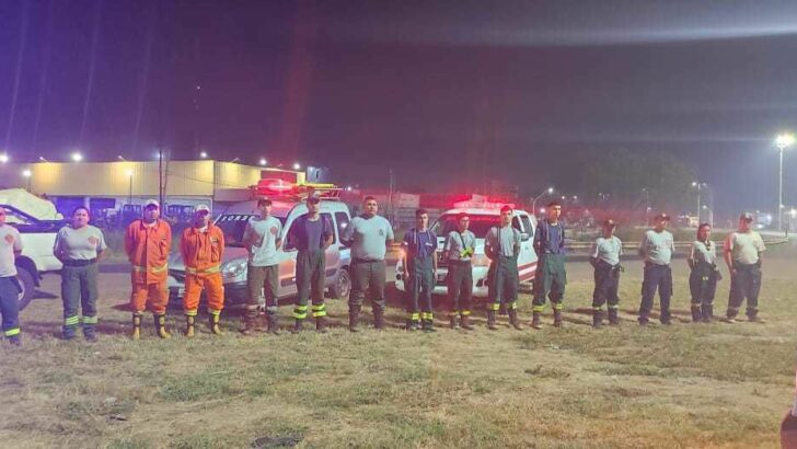 Incendios en Corrientes: Defensa Civil envió dotaciones de Bomberos Voluntarios
