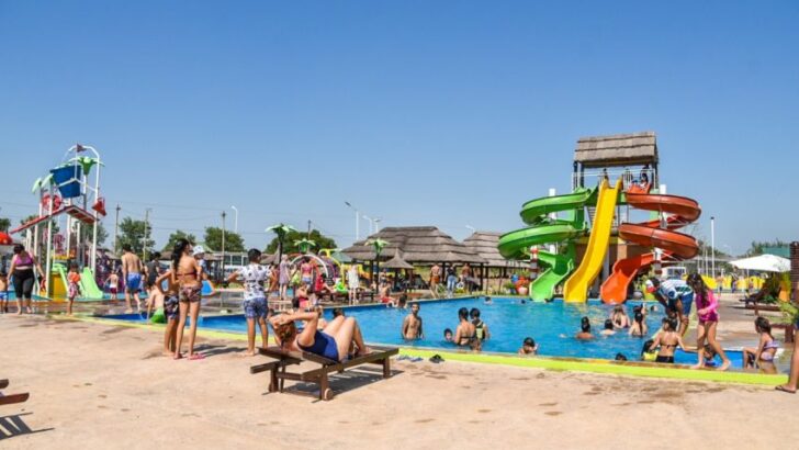 La Eduvigis: con nuevas obras, continúa a pleno la temporada de verano en el complejo “Aqua Park”
