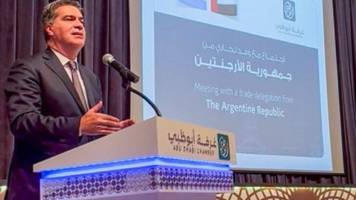 Capitanich expuso las ventajas competitivas del norte grande ante la cámara de comercio de Abu Dhabi