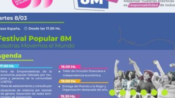 Desarrollo Social ultima detalles del festival popular 8M: Nosotras Movemos el Mundo