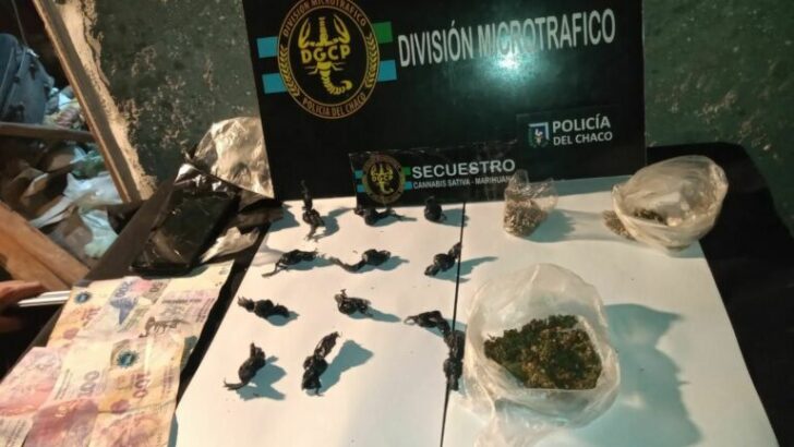 Narcomenudeo en Villa Libertad: la Policía del Chaco detuvo a dealers