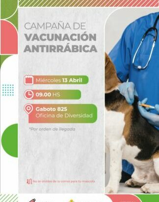 Vacunación antirrábica: Bromatología vuelve con los operativos en distintos barrios de Barranqueras