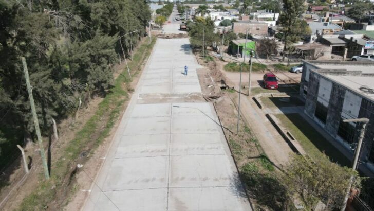 Charata: la DVP avanza con la construcción de cinco cuadras de pavimento urbano