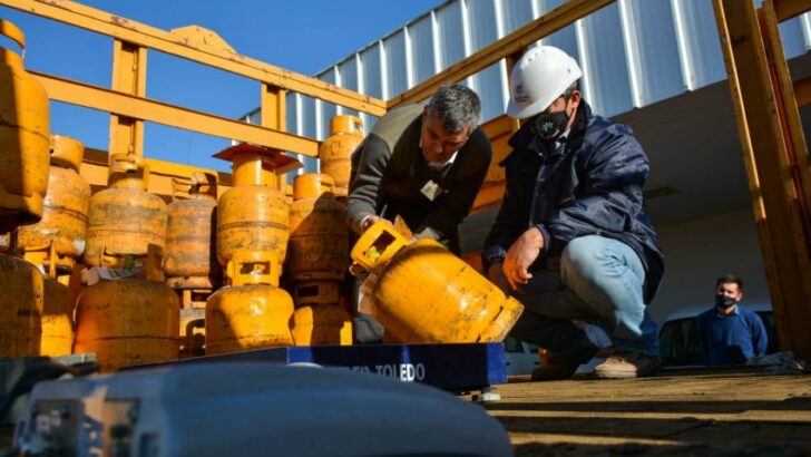 Gas envasado: el Gobierno realizó controles en plantas distribuidoras del área metropolitana