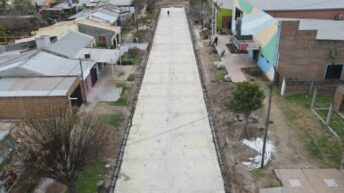 Corzuela: Vialidad Provincial pavimenta 13 cuadras