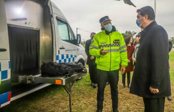Día mundial de la Seguridad Vial, Capitanich entregó a la Policía Caminera un escáner móvil 2