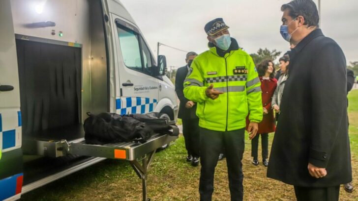 Día mundial de la Seguridad Vial, Capitanich entregó a la Policía Caminera un escáner móvil