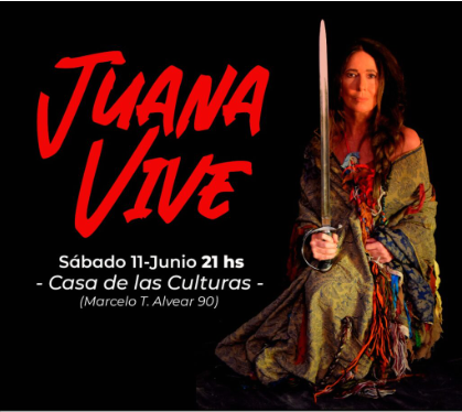 Entradas disponibles para “Juana vive!”, protagonizada por Luisa Kuliok