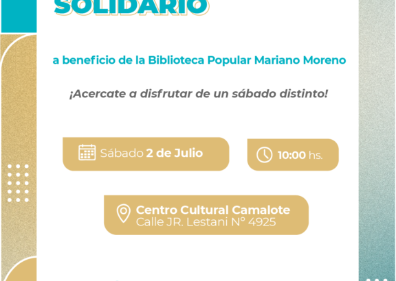 Barranqueras: gran festival cultural por la Biblioteca Popular Mariano Moreno