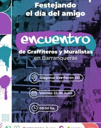 Barranqueras: encuentro de graffiteros y muralistas