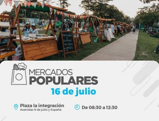 Nueva edición de los Mercados Populares en la Plaza de la Integración