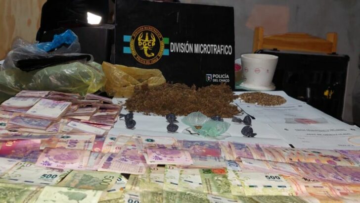 Golpe al narcomenudeo en Villa Libertad: secuestran marihuana y dinero