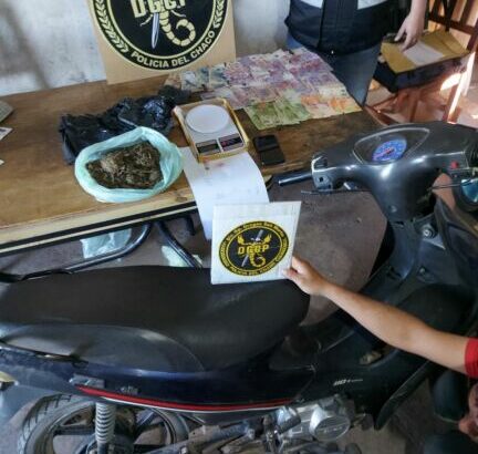 San Martin: detienen a un dealer con 474 gramos de marihuana