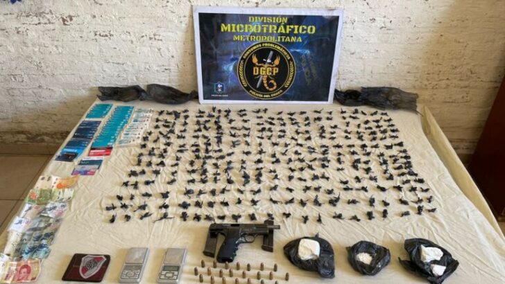 Barrio Don Santiago:  la Policía del Chaco secuestró 308 gramos de cocaína, balanzas de precisión y una pistola