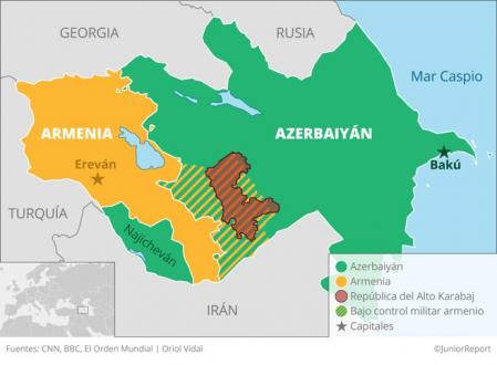 Conflicto entre Armenia y Azerbaiyán, la UE intenta frenar los enfrentamientos 1