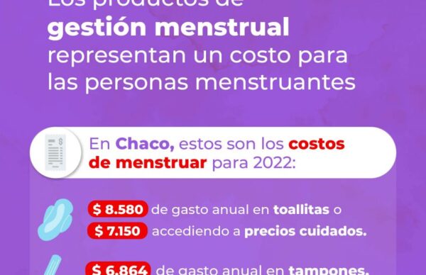 Lanzan encuesta para relevar información sobre gestión menstrual