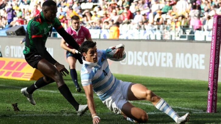 Rugby seven:  Los Pumas avanzaron a los cuartos de final