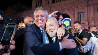 Lula y Alberto, reunidos en Casa Rosada