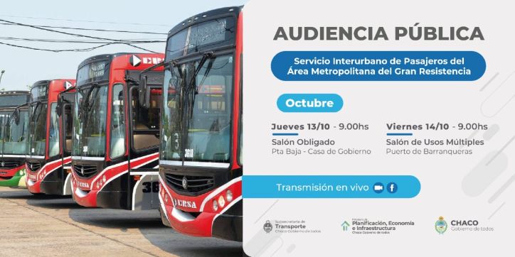 Audiencia pública para optimizar el transporte público de AMGR