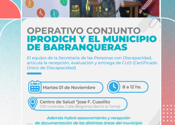 Barranqueras: nuevo operativo del municipio y el IPRODICH