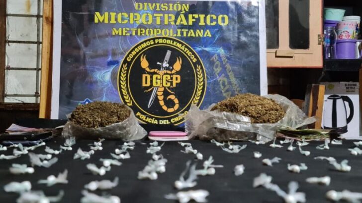 Barrio Familias Unidas: la División Microtráfico secuestró 960 gramos de cogollos de marihuana y 93 bochitas cocaína
