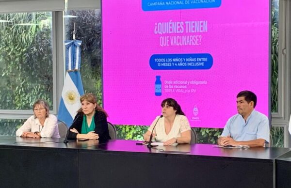 Carolina Centeno informó sobre la campaña Nacional de Vacunación contra Sarampión, Rubéola, Paperas y Poliomielitis en Chaco 2