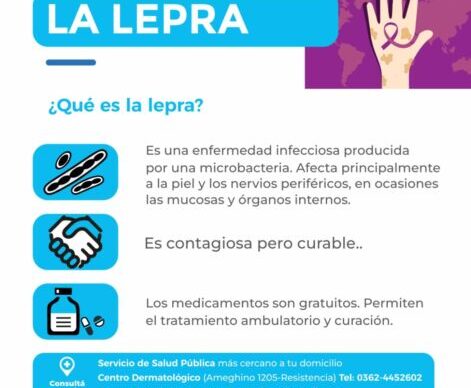 Chaco se suma a la Campaña Nacional de Educación y Prevención de la Lepra 2