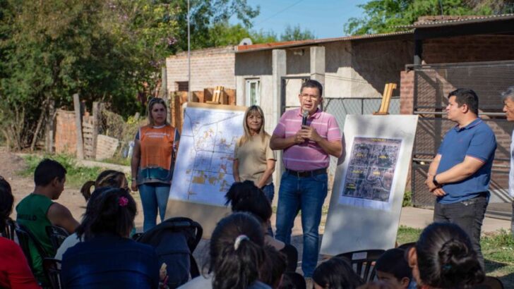Construyendo Barrios: se inició la registración municipal del barrio Zampa