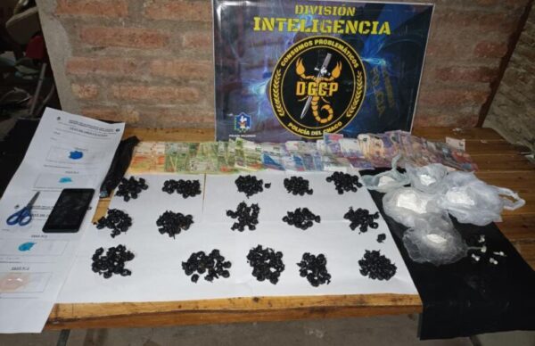 Villa Libertad: la Policía del Chaco secuestró cocaína, marihuana y dinero