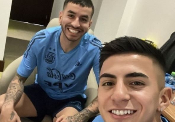 Ángel Correa y Thiago Almada arribaron a Doha y se sumaron al seleccionado argentino