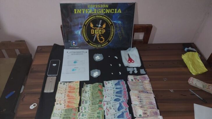 Barranqueras: la Policía del Chaco secuestró cocaína y dinero en Villa Elena