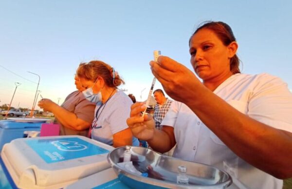 Barranqueras: Salud Pública realizó una intervención en la Rotonda de Villa Forestación 3