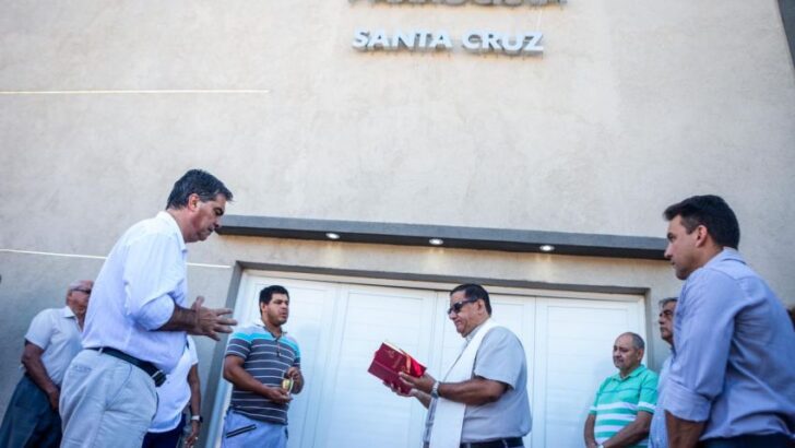 Inauguraron la refacción integral del histórico edificio de la iglesia Santa Cruz