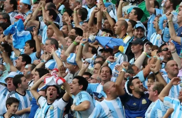 Los hinchas argentinos con la fe intacta