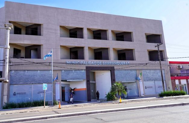 Barranqueras: continúan los trabajos de mantenimiento en el edificio municipal