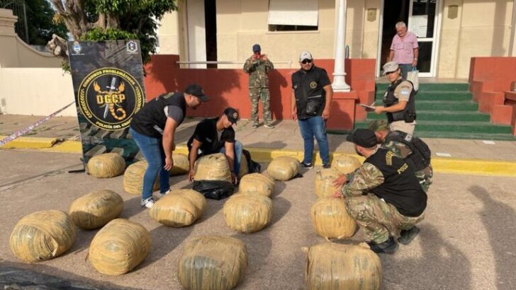 Golpe al Narcotráfico en Margarita Belén: la Policía del Chaco y Prefectura secuestraron más de 161 kilos de marihuana