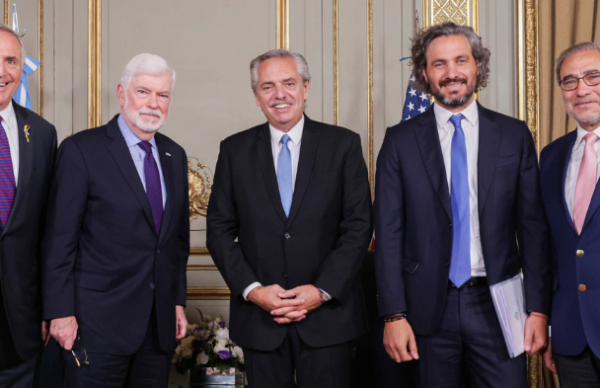 Alberto resaltó el "amplio vínculo y el diálogo franco y permanente" con EEUU 2