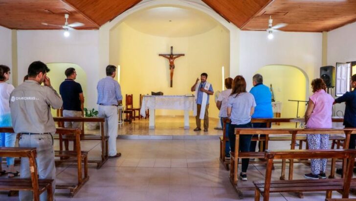 Capitanich inauguró refacciones en la capilla San Pedro