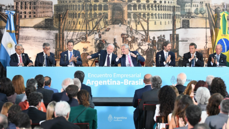 Con más de 300 empresarios de Brasil y Argentina, Lula y Alberto compartieron un encuentro