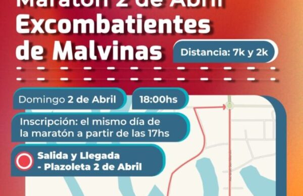 Barranqueras: gran maratón en homenaje a los veteranos y caídos de Malvinas